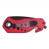 Emergency pocket knife DISTRESS, black, red
