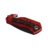 Emergency pocket knife DISTRESS, black, red