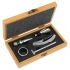 Wine set BAMBOO PLEASURE, brown, silver Wine set BAMBOO PLEASURE, brown, silver