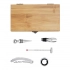 Wine set BAMBOO PLEASURE, brown, silver Wine set BAMBOO PLEASURE, brown, silver