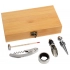 Wine set BAMBOO PLEASURE, brown, silver Wine set BAMBOO PLEASURE, brown, silver