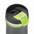 Кружка дорожная двустенная DARK CREMA, черный, зеленый Кружка дорожная двустенная DARK CREMA, черный, зеленый