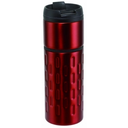 Дорожная кружка EXCLUSIVE LIQUID, двустенная, красная