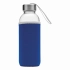 Glass bottle TAKE WELL, royal blue, transparent Glass bottle TAKE WELL, royal blue, transparent