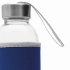 Glass bottle TAKE WELL, royal blue, transparent Glass bottle TAKE WELL, royal blue, transparent