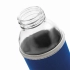Glass bottle TAKE WELL, royal blue, transparent Glass bottle TAKE WELL, royal blue, transparent