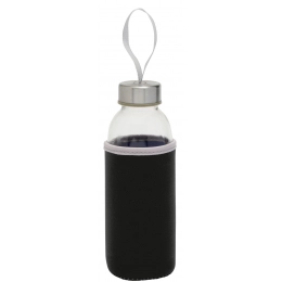 Glass bottle ''take well'' black