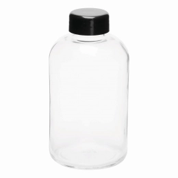 Glass drinking bottle DRINK HEALTHY