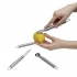Fruit cutlery set FRUITY, silver