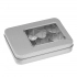 Cookie cutter set COOKIE BOX, silver
