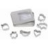 Cookie cutter set COOKIE BOX, silver