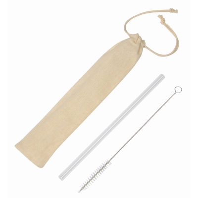 
                                            Glass straw DRINK SMART
                                            