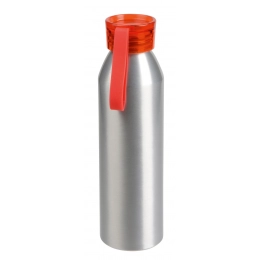 Aluminium bottle COLOURED, red