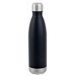 Double-walled vacuum bottle GOLDEN TASTE, black