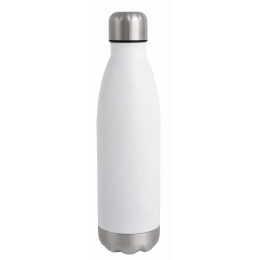 Double-walled vacuum bottle GOLDEN TASTE, white