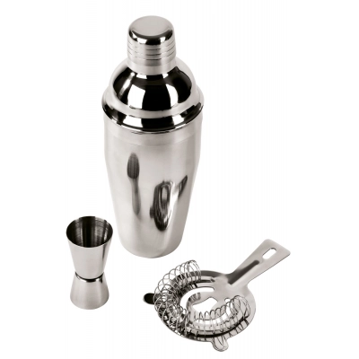 
                                                Stainless steel shaker cocktail set BARKEEPER, silver
                                                