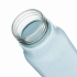 Glass drinking bottle ECO DRINK, blue
