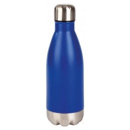 Travel flask PARKY, blue, silver