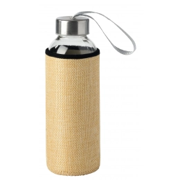 Glass bottle TAKE JUTY, nature