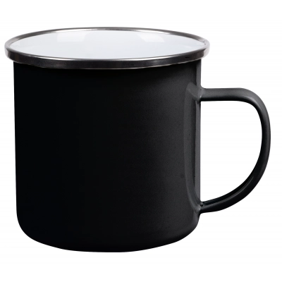 
                                            Enamel drinking cup VINTAGE CUP, black
                                            