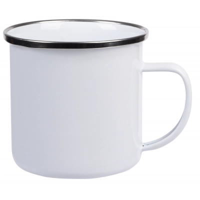 
                                            Enamel drinking cup VINTAGE CUP, white
                                            