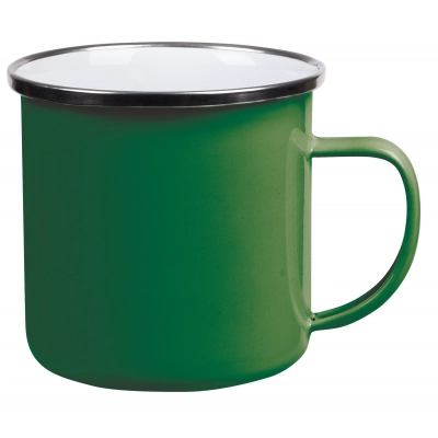 
                                            Enamel drinking cup VINTAGE CUP, green
                                            