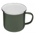 Эмалированная чашка для питья ВИНТАЖНАЯ ЧАШКА, зеленая Эмалированная чашка для питья ВИНТАЖНАЯ ЧАШКА, зеленая