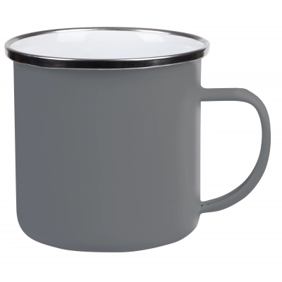 
                                            Enamel drinking cup VINTAGE CUP, grey
                                            