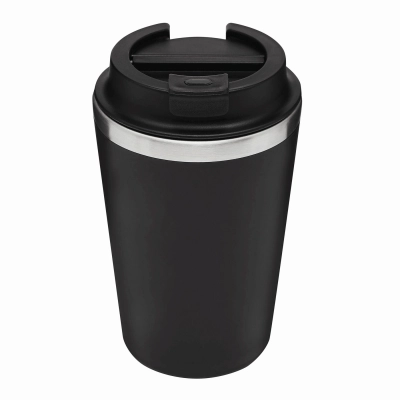 
                                            Double-walled travel mug TAKE & GO, black
                                            