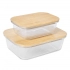 Ланч-бокс ROSILI M, с бамбуковой крышкой: вместимость примерно 350 мл Ланч-бокс ROSILI M, с бамбуковой крышкой: вместимость примерно 350 мл