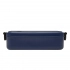 Lunch box LUNCH TIME, navy blue