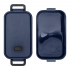 Lunch box LUNCH TIME, navy blue