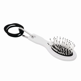 Дорожная щетка с резинками для волос COIFFEUR