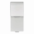 Aluminium pocket mirror DONNA, silver Aluminium pocket mirror DONNA, silver