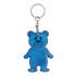 Reflective teddy key ring TEDDY, blue