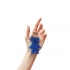 Reflective teddy key ring TEDDY, blue