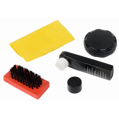 
                                            Shoe cleaning kit SMALL SHINE, black, red, yellow
                                            