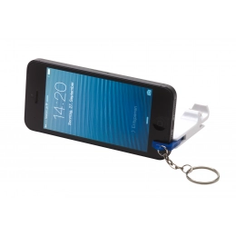 Брелок DOUBLE OPEN, синий, белый