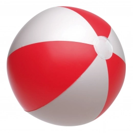 Inflatable beach ball ATLANTIC, red, white