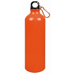 Aluminium drinking bottle BIG TRANSIT, orange