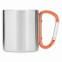 Кружка из нержавеющей стали HIKING DAY, оранжевый, серебристый Кружка из нержавеющей стали HIKING DAY, оранжевый, серебристый