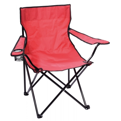 
                                            Beach and camping chair SUNNY DAY, red
                                            