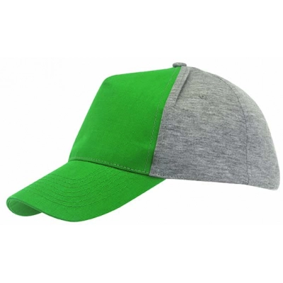 
                                                5-panel baseball cap UP TO DATE, dark green, grey
                                                
