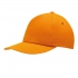 5 panel cap RACING, orange