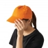 5-panel cap FAVOURITE, orange