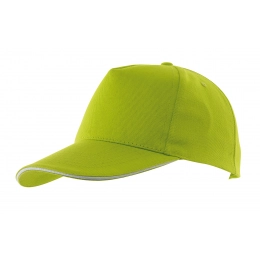 5 panel sandwich cap WALK, light green