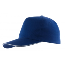 5 panel sandwich cap WALK, blue