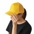 5 panel sandwich cap WALK, yellow
