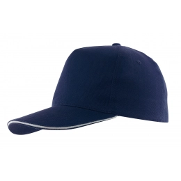 5 panel sandwich cap WALK, dark blue