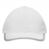 6 panel cap DETECTION, white